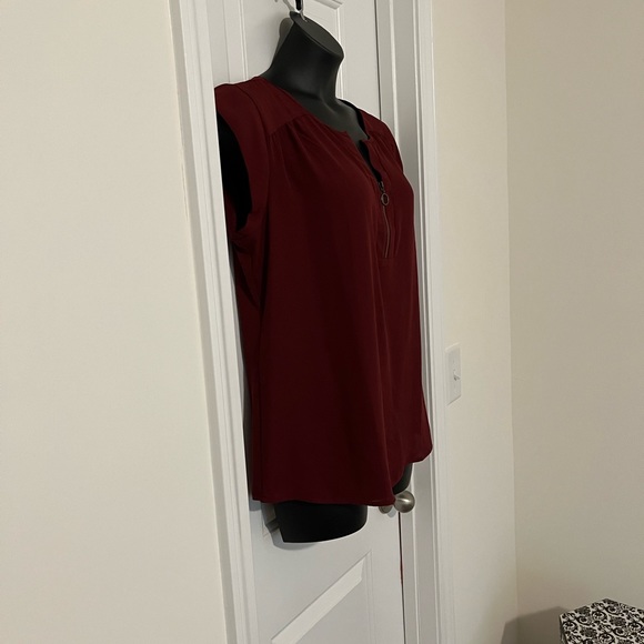 NWT Maurices Brick Red front zip shell size XL - Picture 3 of 10